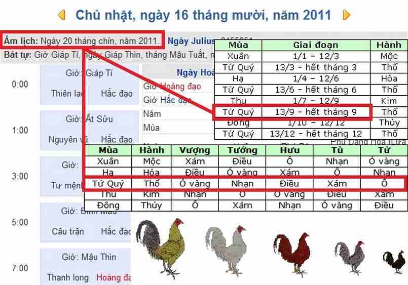 Xem Ngày Đá Gà - Chọn Ngày Tốt Cá Cược Đá Gà 3 Lựa chọn ngày giờ đẹp theo lịch âm để tham gia